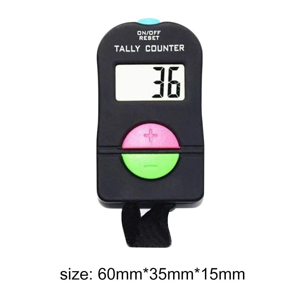 

2pcs/lot Digital Electronic Manual Tally Timer Handheld Counter for Golf Sports Small Size Light Weight Carry Convenience
