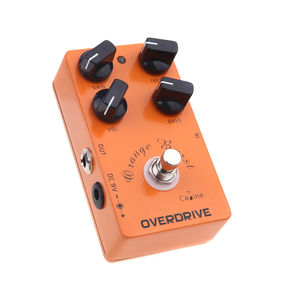 Caline CP-18 гитарная педаль для звукового эффекта овердрайв True Bypass дизайн Orange Burst CP18 Caline гитарная педаль аксессуары для гитары