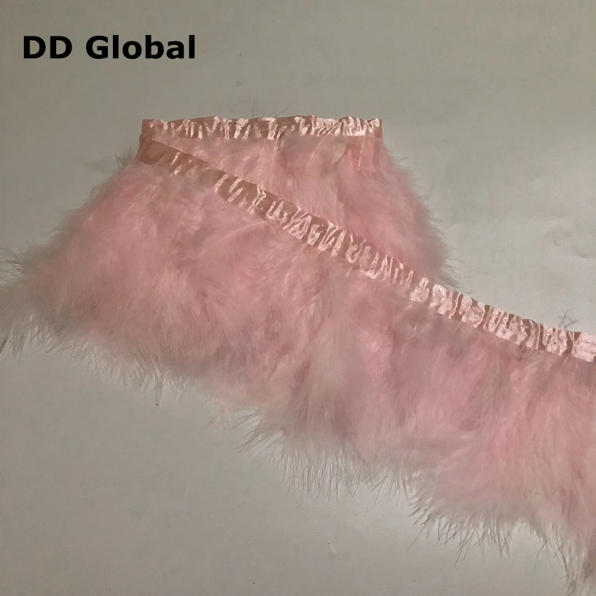 Упаковка для 2 м пушистых высококачественных перьев фиолетового цвета кружево