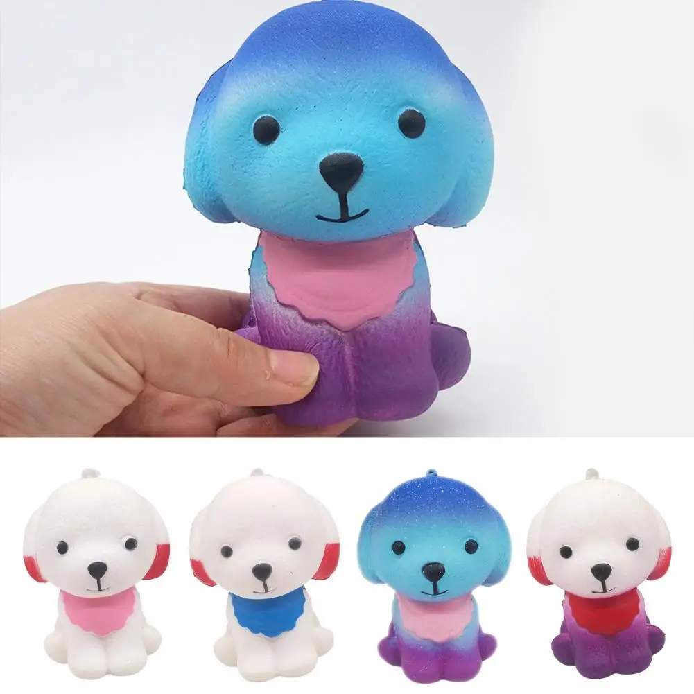 

Сжимаемая игрушка для детей, милая форма, для снятия стресса, разные цвета, кавайная собачка для детей и взрослых, антистрессовая игрушка