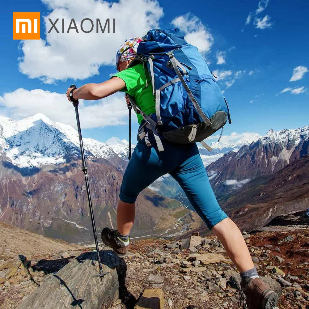 Новый оригинальный XIAOMI трость для пеших прогулок скандинавские туристические