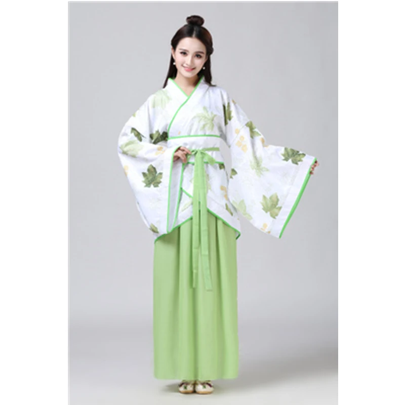 Color2 Китайский традиционный новогодний женский костюм для выступлений Hanfu, 14 цветов, Женский праздничный костюм в стиле Тан, платье Чонсам для девочек, ретро костюмы - Цвет: Color2
