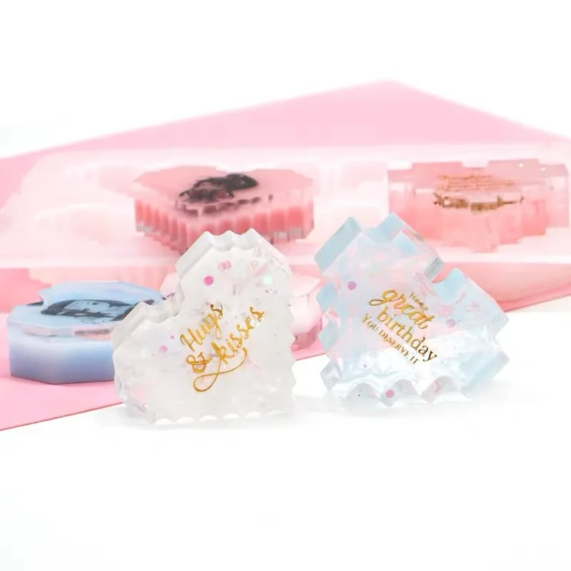 

Food grade Love Heart Shape Chocolate mold Nonstick baking tools for cakes silicone ice mold cake decoration accessories kitchen