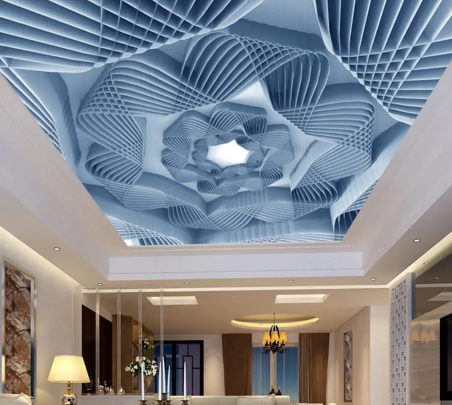 Настенные 3D-обои Euporean с рисунком потолка для гостиной спальни домашний декор на