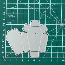 GJCrafts коробка штампы металлические Вырубные штампы для изготовления открыток Скрапбукинг штампы тиснение вырубки ремесло Новинка для штампов Рождественский Декор