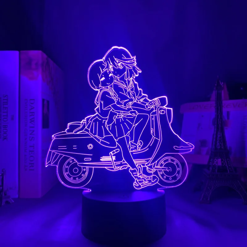 

Kill La Kill Ryuko Matoi Led Night Light for Bedroom Decor Gift Nightlight Anime 3d Lamp Ryuko Matoi Kill La Kill