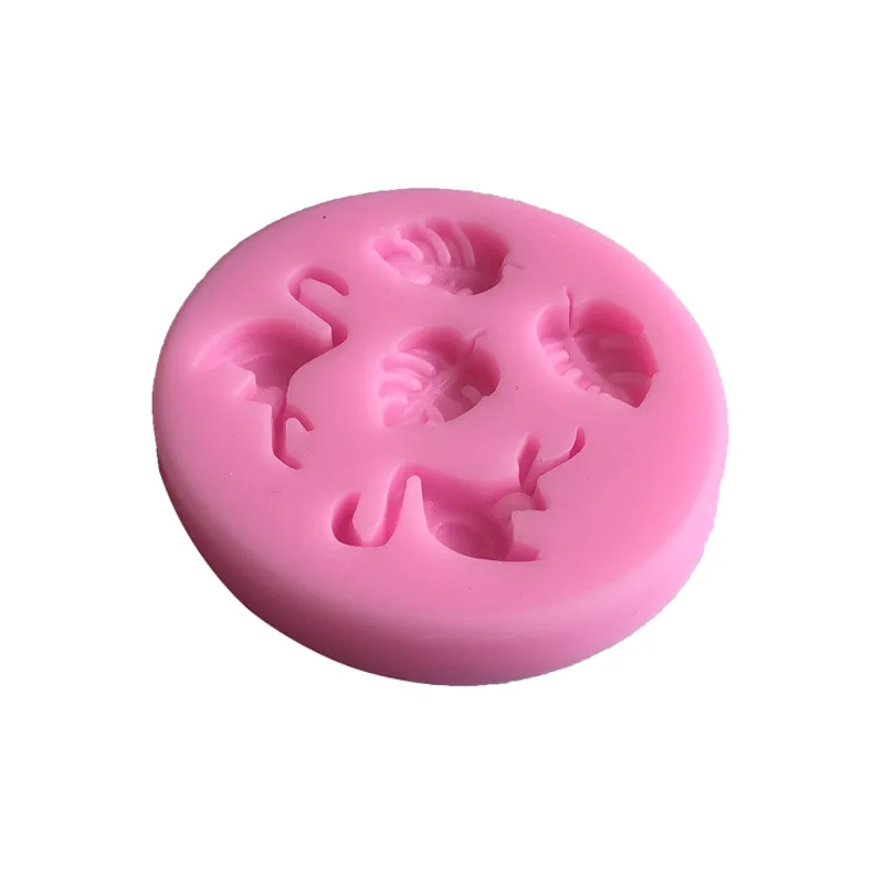 

Черепаха лист/силиконовая форма для фонданта в виде фламинго инструмент для украшения шоколада форма для кекса для глины форма для помадки ...