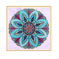 handmade 5d diamond painting mandala flower rhinestone cross stitch mosaic embroidery diamond embroidery home decoration gift