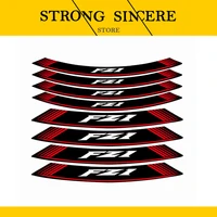 motorcycle sticker stripe model logo wheel stickers tires waterproof decals for yamaha fz1 fz1 a set of 8 pcs