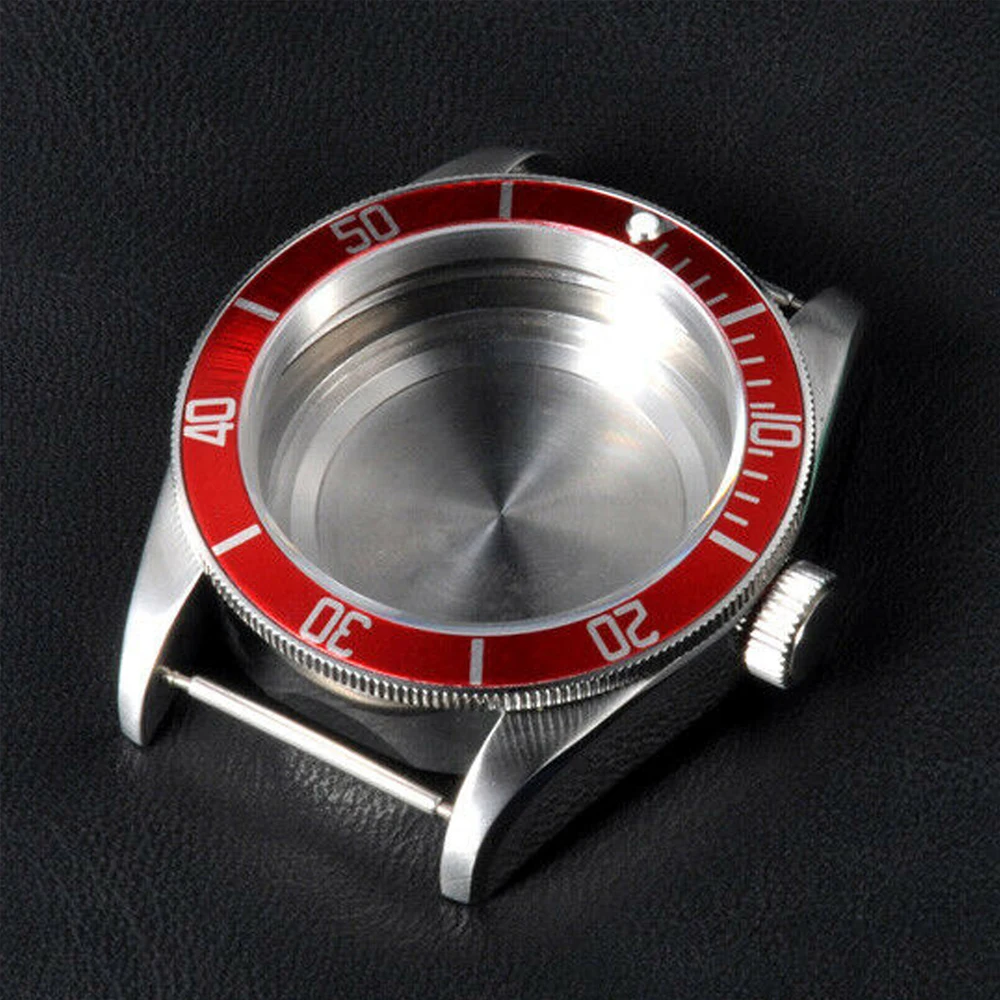 Алюминиевая красная рамка из сапфирового стекла 41 мм запчасти для часов