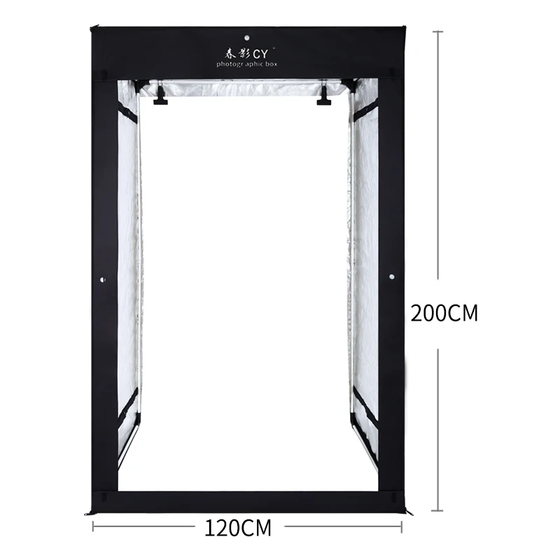 200cmx120cmx100cm Dimmable Photo Studio Lighting Softbox Light Box Folding Photography Backdrop Shooting Tent kit | Электроника