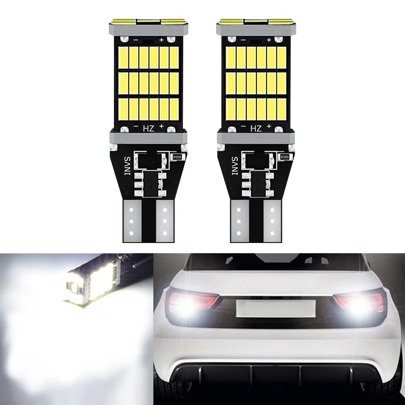 

2X T15 W16W супер яркая 4014SMD светодиодная автомобильная лампа заднего хода Canbus Auto 921 912 Bcakup лампа заднего хода