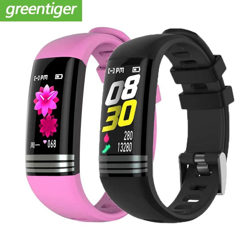 Смарт браслет G26T для фитнеса с измерением температуры тела пульсометром
