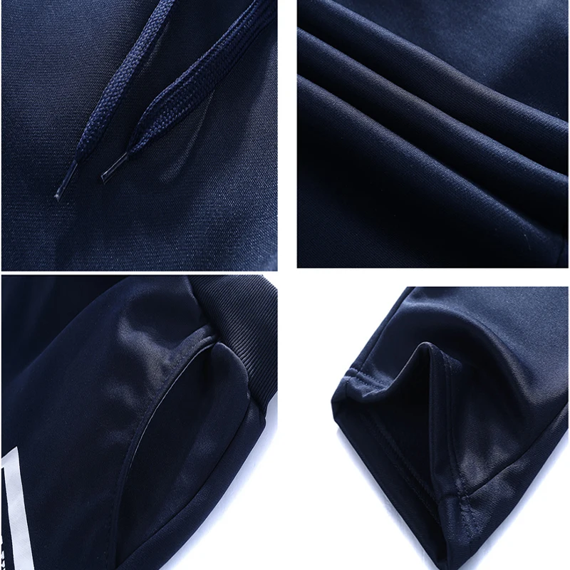 

2021 Men Casual Tracksuit Set Mens Jogger 2 Pieces Sets Sporting Polyester Fleece Sweatshirt Gyms Jacket+Pants Male Sweat Suits