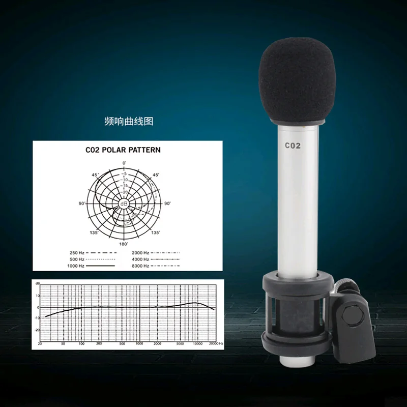 Микрофон Samson C02 карандаш-конденсатор Профессиональный музыкальный инструмент