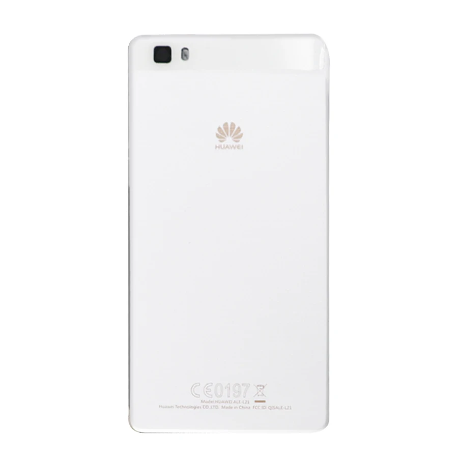 White P8lite задний корпус чехол для huawei P8 lite батарея задняя крышка Дверь задняя крышка Замена - Цвет: White