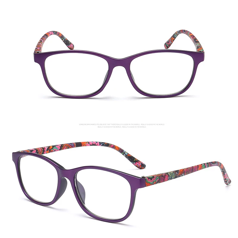 High quality fashion color reading glasses women's ultra - light anti-fatigue magYoung PC Full Frame Glassnifying glass |