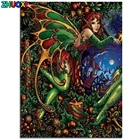 Алмазная вышивка 5D с бабочкой, Набор для творчества сделай сам, мозаика эльфа, вышивка крестиком, хобби, домашний декор