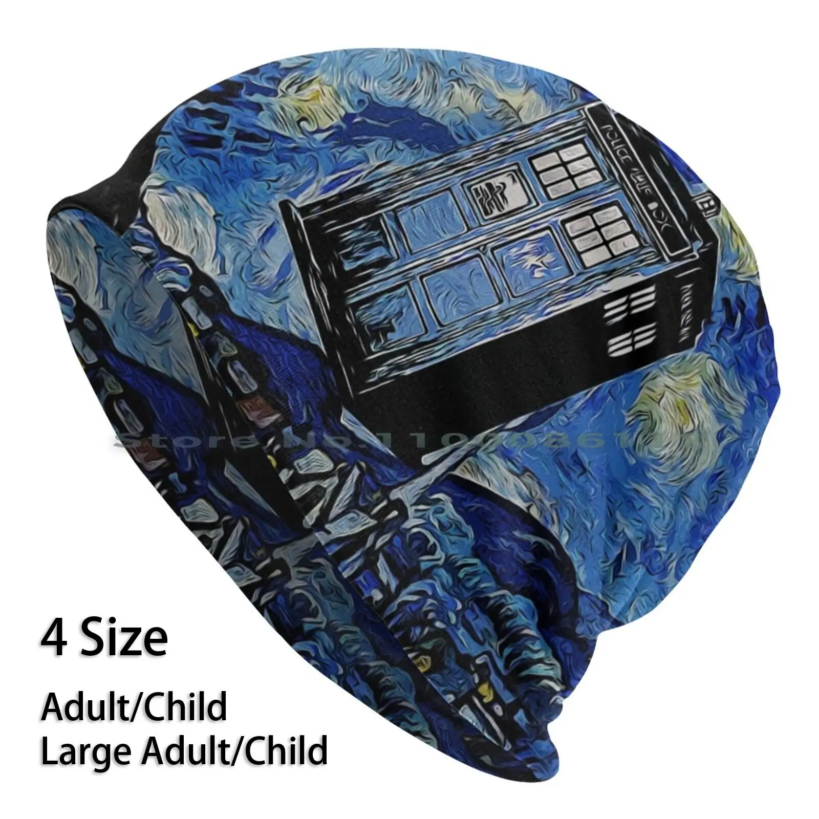 

Van In Time Beanies Knit Hat Who Tardis Quien The Whovian 10th Mat Smith Space 11th Dalek Dw Eleventh Geek Tv Show David