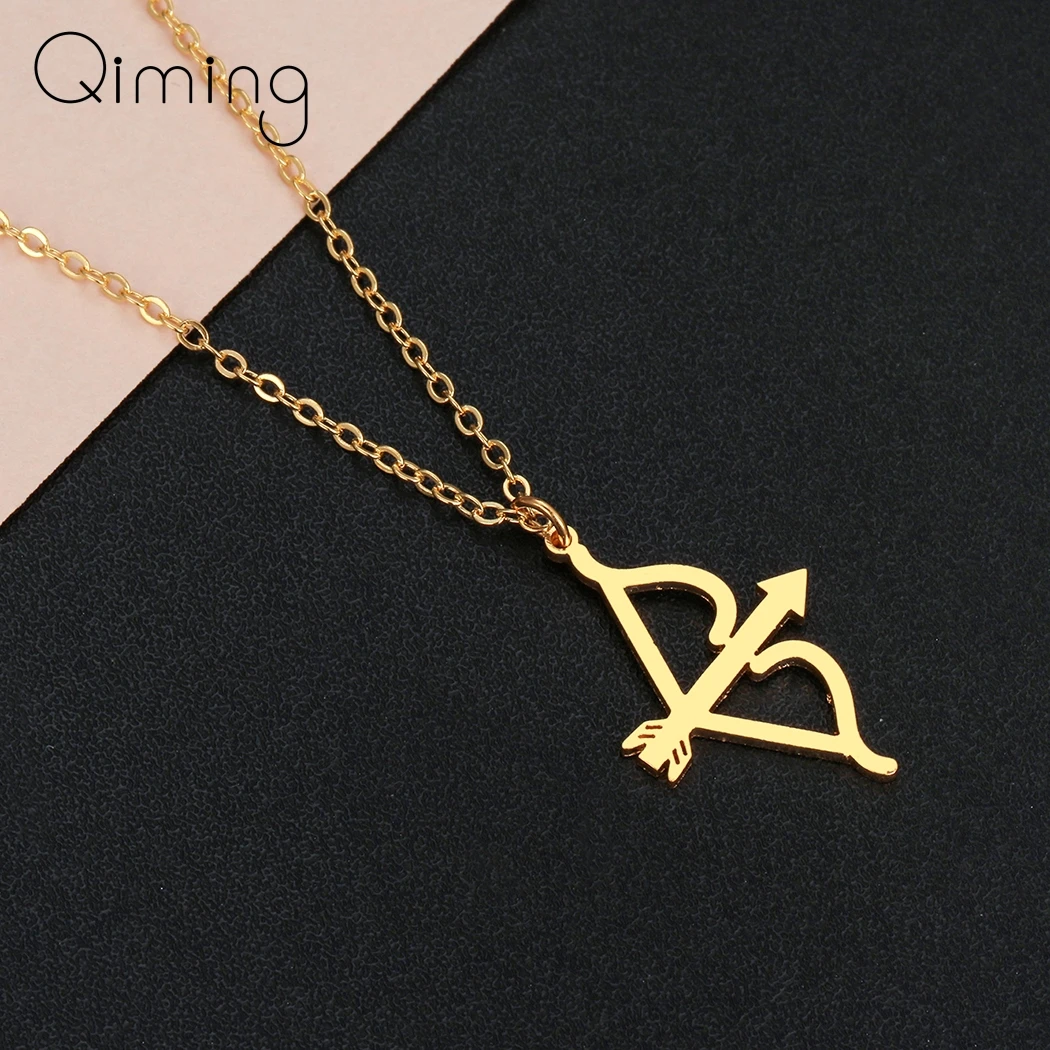 Женское Ожерелье со стрелой в форме сердца свадебное ювелирное изделие лук с