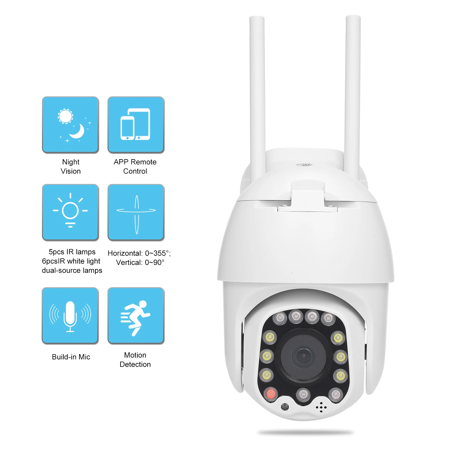 Умная купольная камера IP66 с Wi-Fi 1080p | Безопасность и защита