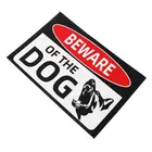 T3EE наклейка для использования в помещении и на улице Остерегайтесь собаки 30x20 см 11,8x7,8 дюймов Предупреждение знак безопасности собаки для забора ворот наклейка