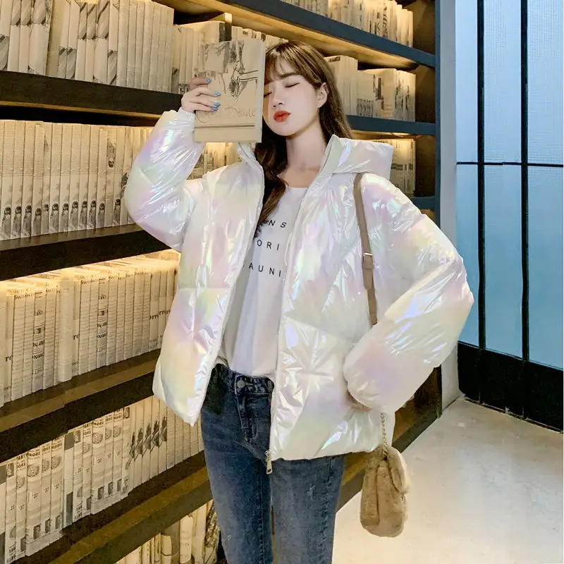 Новинка зимние розовые пальто винтажные модные парки с капюшоном куртка в стиле