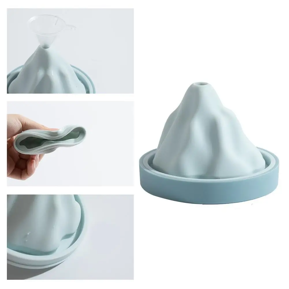 

Made Heightening Mountain Diy Ice Cube Silicone Mold Ice Funnel Silicone Mold Ice Grade Delivery Maker Tray F L1A3