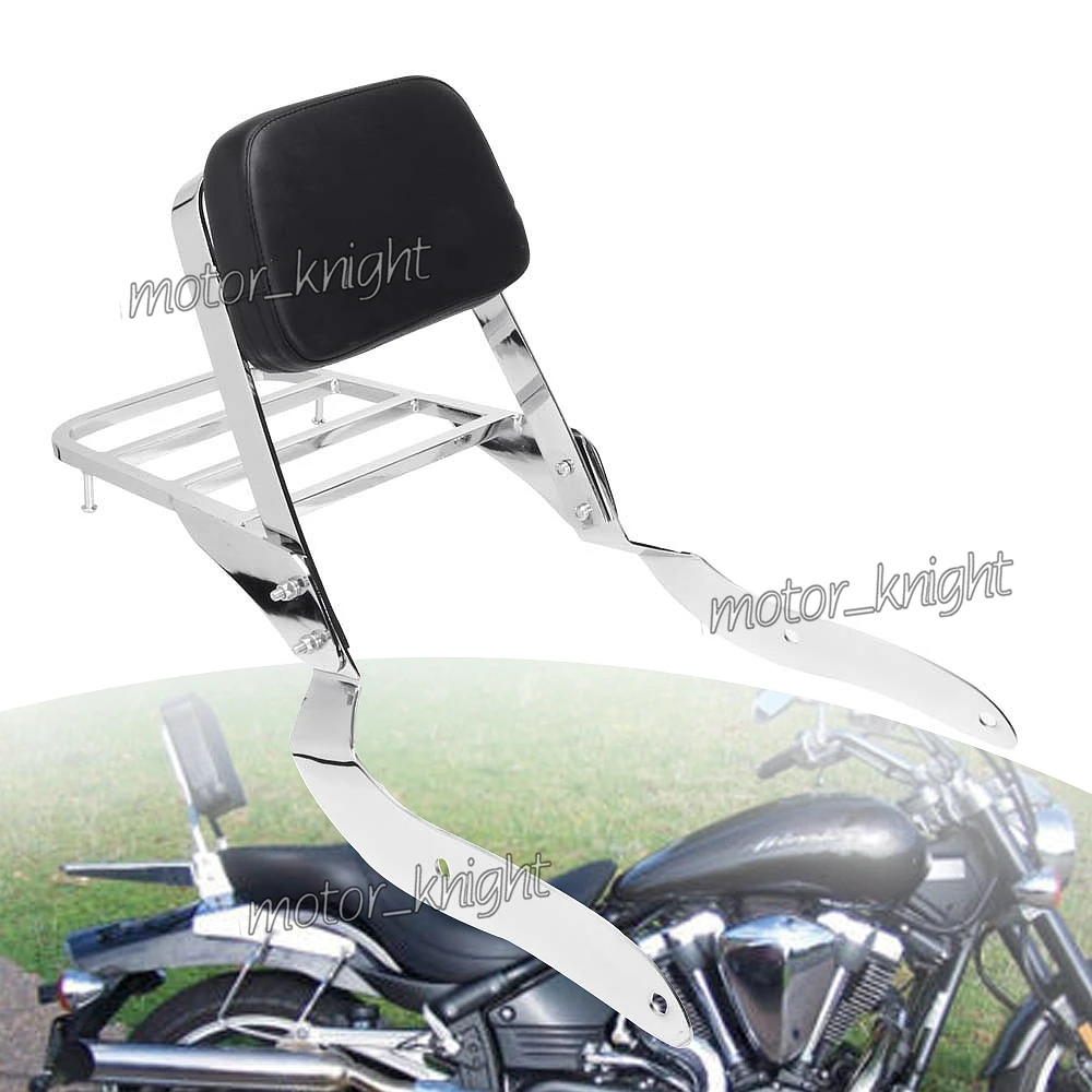 Стойка для мотоцикла Sissy спинка багажная полка Yamaha XV 1700 Road Star Warrior|Сиденья и