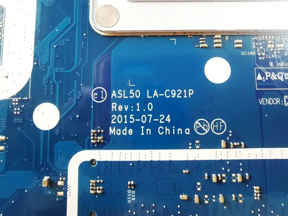 Original for HP 15-AC laptop motherboard I7-6500U 828185-601 ASL50 LA-C921P tested good free shipping | Компьютеры и офис
