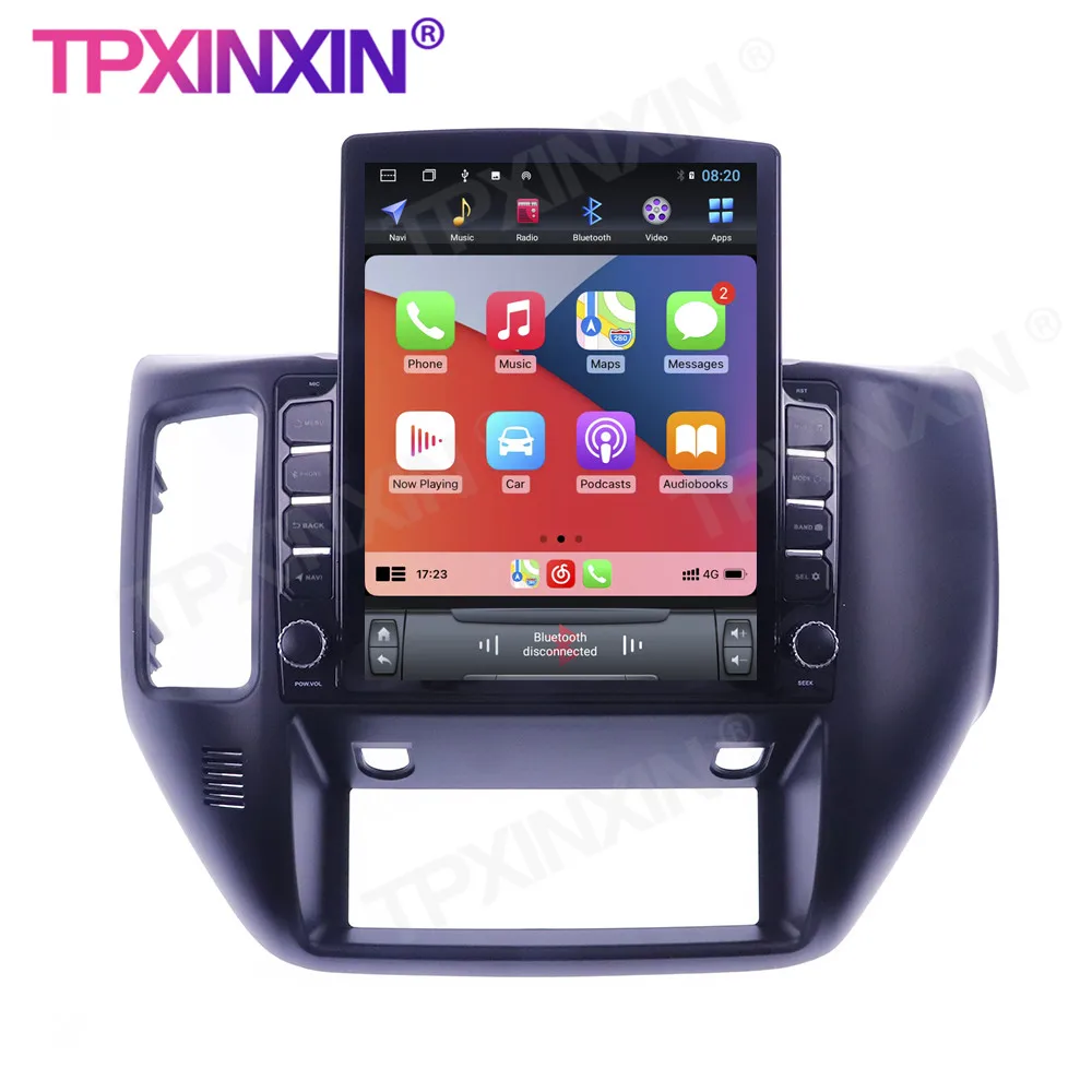 

For Nissan Patrol Y61 Tesla Screen Android 10.0 6+128G Car Multimedia Player Audio Radio stereo GPS Navi Headunit DSP IPS