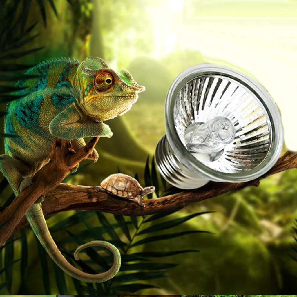 

110V UVB/UVA Reptile Basking Light Heat Lamp Heater Halogen Bulb E27