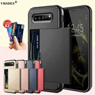 Гибридный жесткий чехол-бумажник для хранения карт, армированный чехол для Samsung Galaxy Note 8 9 10 Plus S10 5G S10E S8 S9 Plus S6 S7 Edge, чехол