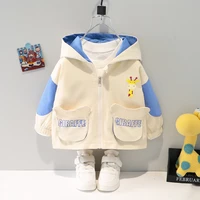 childrens autumn new cartoon animal color matching jacket casual fashion boys and girls 6 months 4 years old