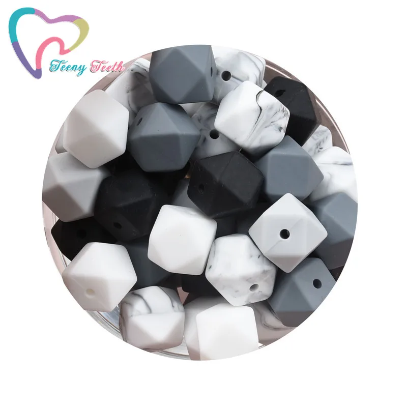 50 шт. мраморные и серые смешанные 5 цветов комбинированные 14 17 мм Силиконовые