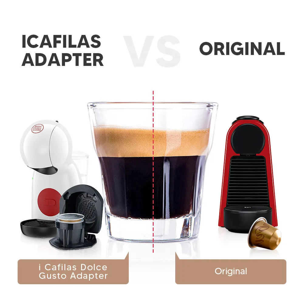 

Многоразовый адаптер из ПП + нержавеющей стали для кофемашины Dolce Gusto