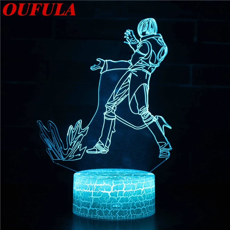 

Ночники светодиодные, новинка, 3D лампа, милая игрушка, подарок, 7 цветов, абстрактная графика, мультфильм, атмосферная лампа для детской комн...
