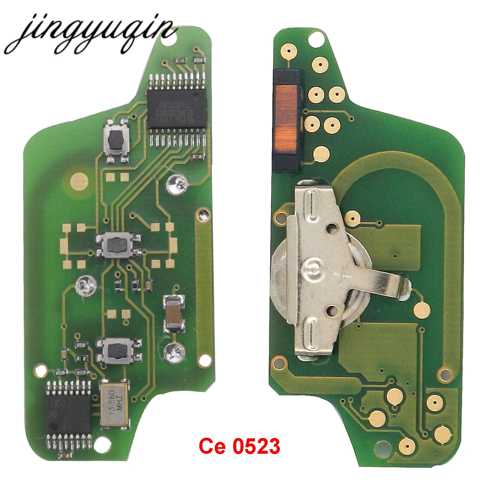 Jingyuqin ключи Электронная Печатная плата для peugeot 407 407 307 308 607 SW Citroen C2 C3 C4 C5 CE0536 Ce0536 2 кнопки