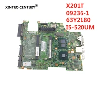 for lenovo thinkpad x201t i5 520um mainboard laptop motherboard 63y2180 09236 1 ddr3