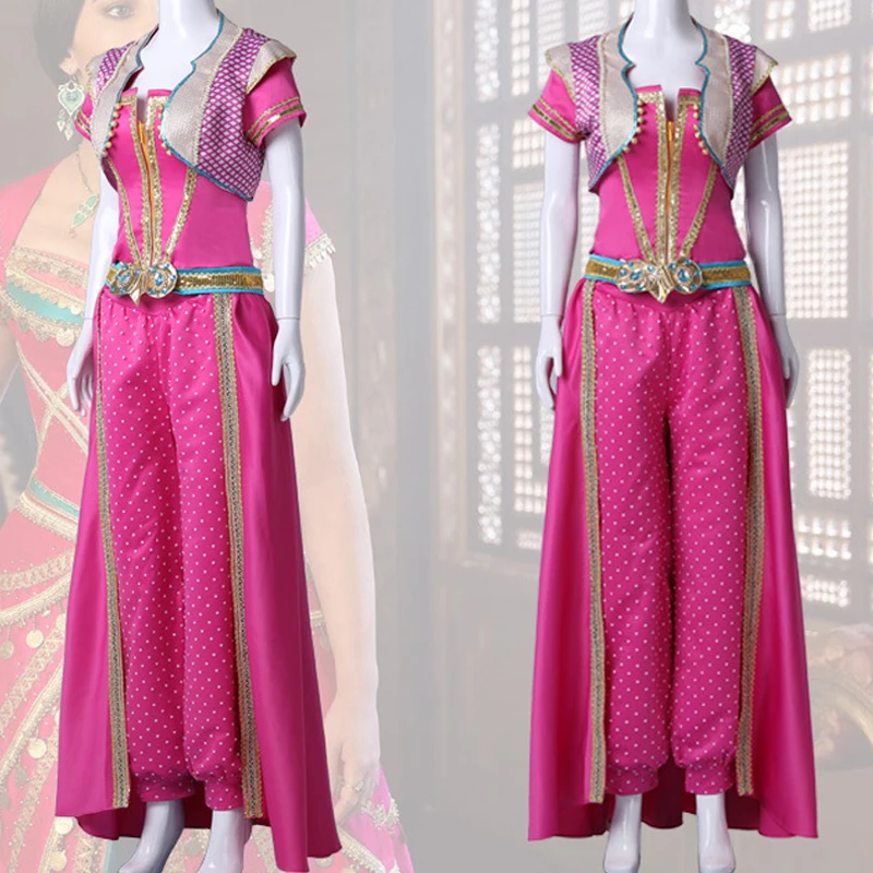 Магическое платье принцессы жасмин Aladdin's Lamp косплей-костюм танцевальный