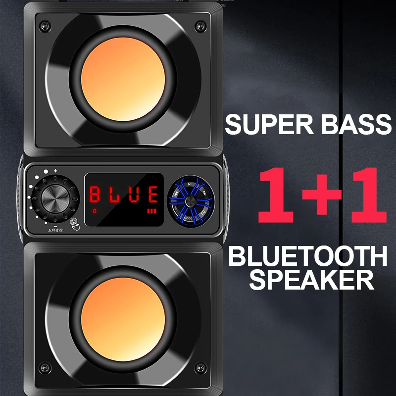 Портативная колонка с Bluetooth 5 0 сабвуфер дистанционным управлением 6D объемные