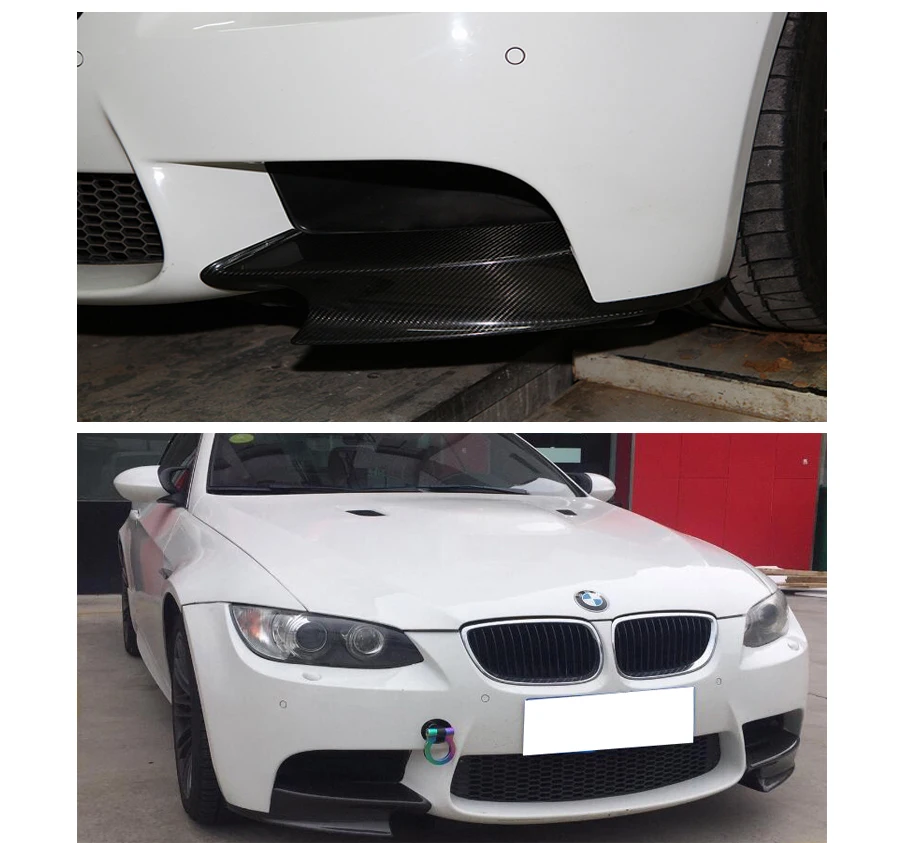 Передние разветвители для бампера из углеродного волокна BMW 3 серии E90 E92 E93 M3 2008 2014