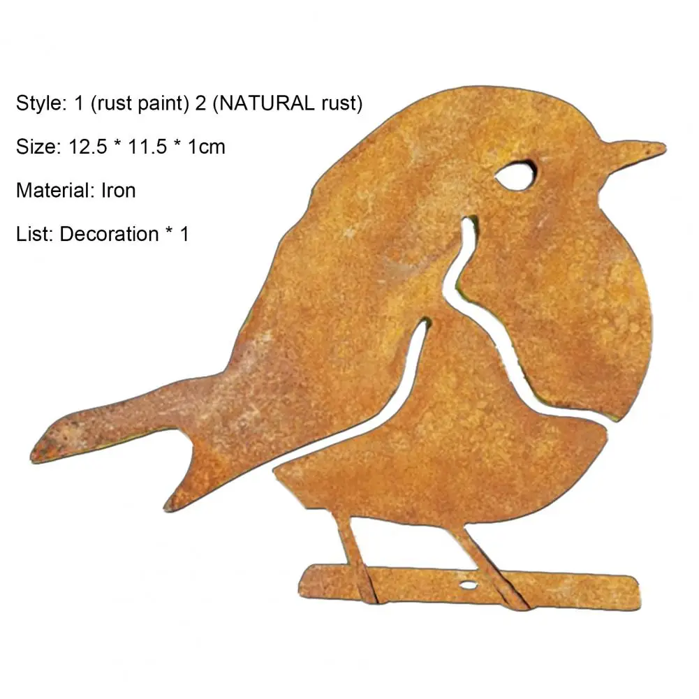 

Bird Shape Art Silhouette Decoration Metal Animal Outline Silhouette Art Garden Decoration Bedroom Outdoor Plaques Decoration