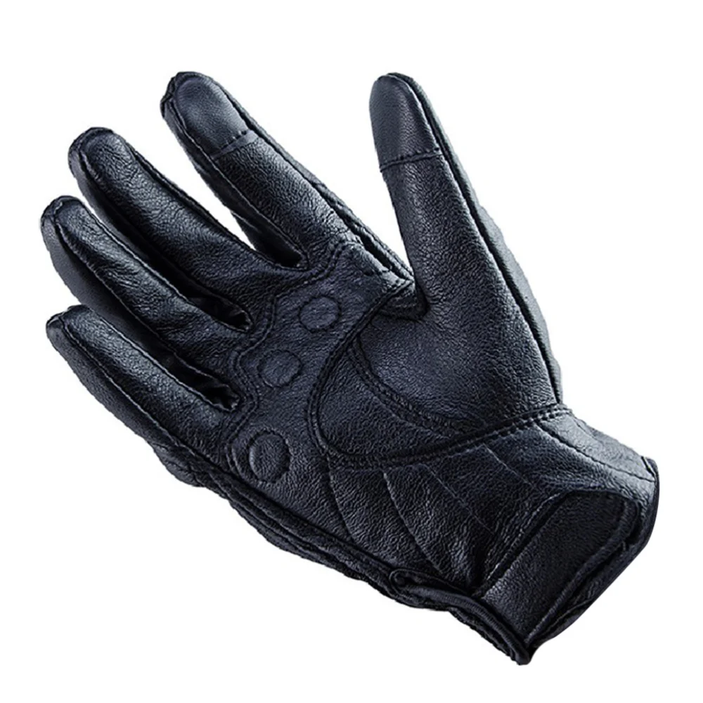 

Winter Genuine Leather Touch Screen Warm Thicken Riding Workout for Travel Outdoor - Size (Black)