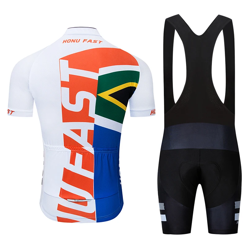 Летний комплект из Джерси для велоспорта Мужская одежда короткая езды на
