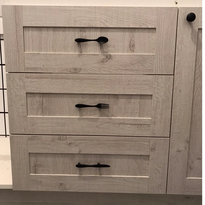 Рукоятка для кухонного шкафа сделай сам креативная ручка выдвижного ящика ложки