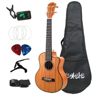 26 inch ukulele set 19 fret tenor mahogany wood ukulele hawaii 4 string mini guitar guitarra rosewood fingerboard metal pegs