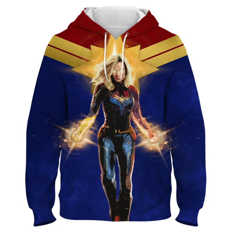 Толстовка с капюшоном и 3D-принтом в стиле Харадзюку | Мужская одежда