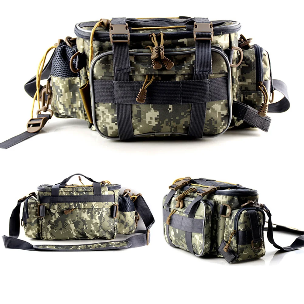 

Waterproof Fishing Bag Outdoor Waist Pack Fishing Lure Storage Crossbody Handbag Fishing Bag Fishing Tackle Bag