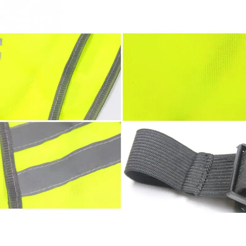 Светоотражающий велосипедный жилет с регулируемой талией защитный для мужчин